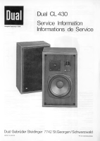 Dual CL-430-Service-Manual